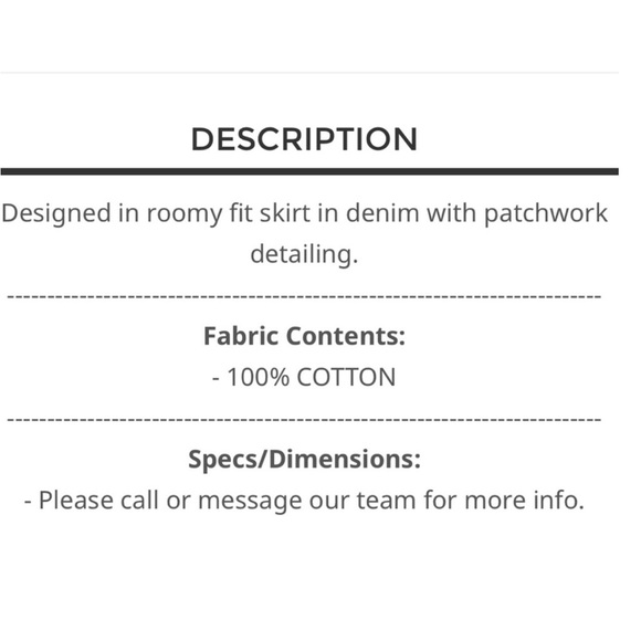 POL Patchwork Maxi Skirt in Blue and Cream - Picture 5 of 11